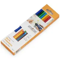 Steinel 16, barras de pegamento de colores, diámetro 7 mm, adhesivo termofusible, barras de pegamento para pistola de pegamento caliente, de varios colores