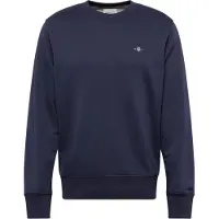 Gant para hombre. 2006065 Sudadera Shield de cuello redondo marino (M), Casual, Algodón, Manga larga, outlet 2026.
