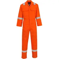 Portwest BIZ5 Bizweld Iona, mono de trabajo ignífugo, color rojo, talla XXL