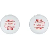 3M Filtro de partículas redondo , clase P3, modelo 2135, conforme a la norma EN143, para los artículos números 4000370680 y 4000370690 - 2135