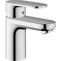 Hansgrohe Vernis Blend, grifo monomando para lavabo, modelo 70, con sistema de desagüe con varillas, acabado cromado, 1 unidad.