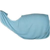 Jansen Alfombra de gimnasia de forro polar para caballos, marca Harry's Horse, color azul, tamaño L