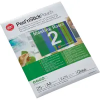 GBC Sobres Para Laminar Adhesivos A4 De 2x75 Micras 216x303 Mm 25 Unidades