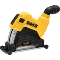DeWalt Protector para amoladora angular de 125 mm (amarillo/negro, para aspiración de polvo)