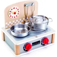 Hape Set De Cocina Y Parrilla 2 En 1