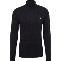 Gant para hombre. 8050607 Jersey de punto de ochos negro (XXL), Casual, Algodón, outlet 2026.