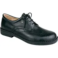Finn Comfort Zapatos con cordón 'Schnürschuh Herren 01212 060099 Echtleder in schwarz' negro