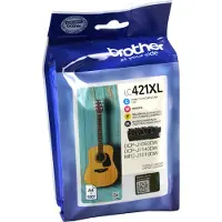 Brother Cartucho Lc421xl Multipack 4 500 Pag