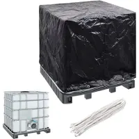 vidaXL : Cubierta para tanque IBC, 8 ojales, 116 x 100 x 120 cm