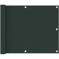 vidaXL : Protector para balcón, color verde oscuro, 75 x 500 cm, tejido Oxford