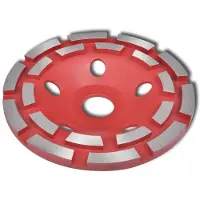 vidaXL Plato de lijado con diamante para pulidora de hormigón, 125 mm
