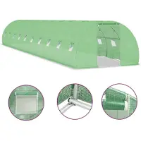 vidaXL , invernadero de 45 m², 15x3x2 metros