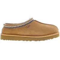 Ugg para hombre. 1174671 Zapatillas de Piel Tasman II marrón (41), Plano, Ante, Ninguno, Homewear, outlet 2026.