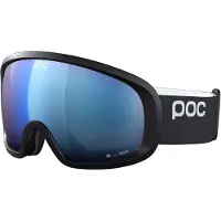 POC - Máscaras de esquí - Fovea Mid Uranium Black/Partly Sunny Blue - Negro