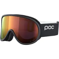 POC - Máscaras de esquí - Retina Uranium Black/Partly Sunny Orange - Negro