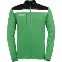 Uhlsport Chaqueta deportiva verde / negro / blanco