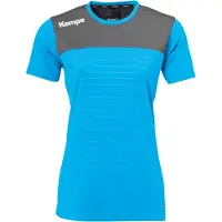Kempa Camiseta de fútbol azul / gris / blanco