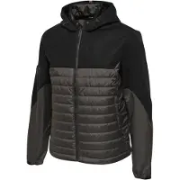 Hummel Chaqueta deportiva gris oscuro / negro