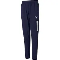Puma Pantalón deportivo 'TeamLIGA Pro' azul oscuro / blanco