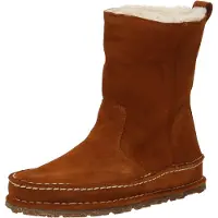 Birkenstock para mujer. 1023645 Botas Lahti Ante (Ajuste Estrecho) marrón (38), Plano, Ninguno, Casual, outlet 2026.