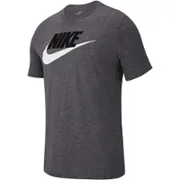 Nike Camiseta 'Icon Futura' gris moteado / negro / blanco