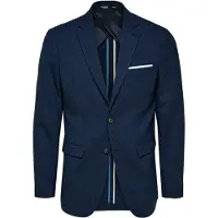 Selected Chaqueta saco '16087870' azul oscuro