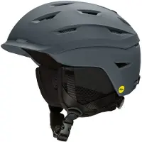 Smith - Cascos esquís hombre - Level MIPS Matte Slate - Talla 51-55 cm - Gris