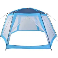 vidaXL , toldo para piscina, 590 x 520 x 250 cm, color azul