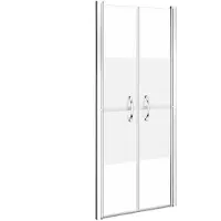 vidaXL Puerta de ducha, vidrio esmerilado, 91x190 cm. (Marca: )