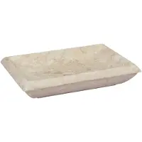vidaXL : Lavabo color crema, 50x35x10 cm, mármol