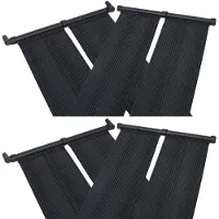 vidaXL : Sistema de calentamiento para piscinas con paneles solares, 4 unidades, 80 x 310 cm