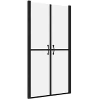 vidaXL Puerta de ducha mate de vidrio ESG (93-96) x 190 cm