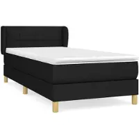 vidaXL Cama con somier y colchón de la marca , color , dimensiones 100x200 cm, tapizada en tela