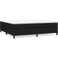 vidaXL Cama con somier y colchón, color , 200x200 cm, tapizada en tela