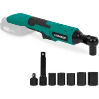 Vonroc Llave de carraca sin cable - 20V - 50Nm - incl. juego de 8 vasos | Excl. batería y cargador