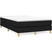 vidaXL Cama con somier y colchón, color , 120x200 cm, tapizada en tela