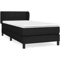 vidaXL Cama con somier y colchón de la marca , color , dimensiones 100x200 cm, tapizada en tela