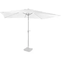 Vonroc Sombrilla Rapallo 200x300cm - Sombrilla rectangular Premium | Blanco