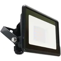 V-TAC VT-128, chip LED de 20W, marca Samsung, luz blanca fría de 6500K, diseño delgado, color negro. Incluye caja de conexiones integrada, protección IP65. SKU: 20309