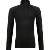 Ortovox - Ropa interior térmica mujer - 230 Competition Zip Neck W Black Raven de Lana - Talla S - Negro