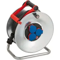 Brennenstuhl Garant S, carrete de cable IP44, 25 metros, cable H07RN-F, 3G2,5, modelo 1198350