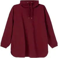 Sheego Sudadera rojo vino