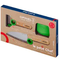 Opinel Le Petit Chef 002577 juego de cuchillos de cocina, verde