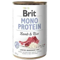 Brit Comida Húmeda Para Perros Monoproteica Con Cordero Y Arroz 6x400g