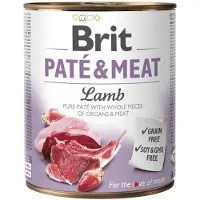 Brit Paté De Carne Con Cordero Para Perros Adultos Comida Húmeda 6x400g