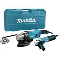 Makita Kit de amoladora angular DK0053G, 125/230 mm (modelo GA9020, 9558HNR), 230V