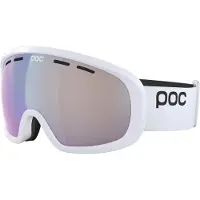 POC - Máscaras de esquí - Fovea Mid Photochromic Hydrogen White/Photochromic/Changeable Sky Blue - Blanco