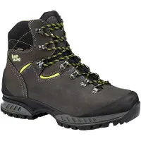 Hanwag - Zapatillas de senderismo Hombre - Tatra II Gtx Asphalt/Yellow de Cuero - Talla 44 - Gris