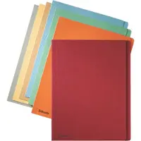 Esselte carpeta de cartón A4 verde | solapas de 10mm | 100 unidades