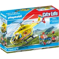 Playmobil Helicóptero De Rescate